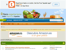 Tablet Screenshot of forovegetariano.org